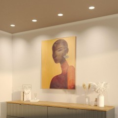 359857 Светильник встраиваемый с переключателем цв. температуры и угла рассеивания Novotech IP44 LED 12W 2700К\3200К\4000К SOLIS