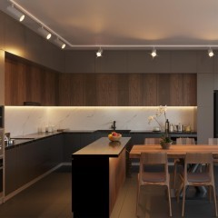 Однофазный двужильный светодиодный трековый светильник Novotech 359147 SELENE 3000К 1440Лм CRI90+ 45° 15Вт