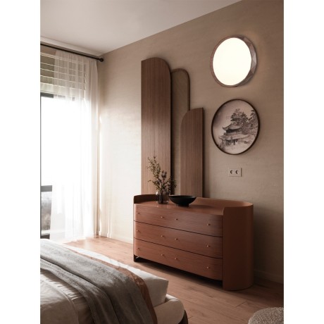 Светильник LED 48Вт 3000-6000K D385 IP43 пульт ДУ Sonex ZIF WOOD 7637/D