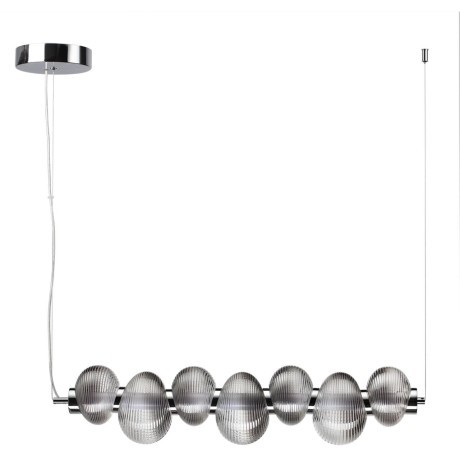 5096/24L L-VISION ODL25 419 хром/дымчатый градиент/металл/стекло Подвес линейный LED 24W 4000K 1948Лм BRUCO