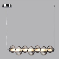 5096/24L L-VISION ODL25 419 хром/дымчатый градиент/металл/стекло Подвес линейный LED 24W 4000K 1948Лм BRUCO