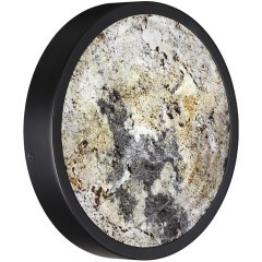 5064/15WL L-VISION ODL24 черн./серо-беж./металл/натур.камень/акрил Настенн.светильн. с переключ.цветов.темпер. LED 15W 3000К/4000K/6000K BERGI