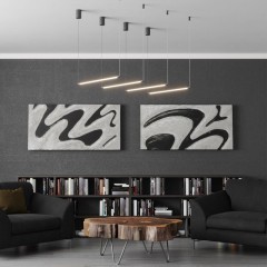 Модульный светодиодный линейный светильник 12W 4000K 960Лм Novotech VITZ 359346