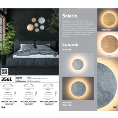 Настенно-потолочный светильник Odeon Light 3561/9WL SOLARIO светодиодный LED 9W