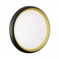 Cетильник LED 48Вт 4000К D380 IP43 Sonex TOFIQ BLACK 7651/DL