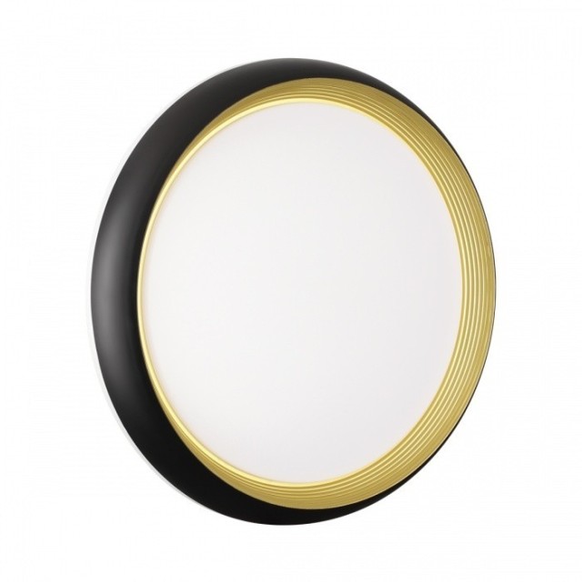 Cетильник LED 48Вт 4000К D380 IP43 Sonex TOFIQ BLACK 7651/DL