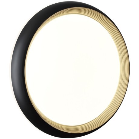 Cетильник LED 48Вт 4000К D380 IP43 Sonex TOFIQ BLACK 7651/DL