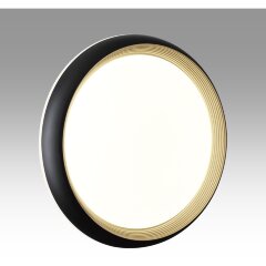 Cетильник LED 48Вт 4000К D380 IP43 Sonex TOFIQ BLACK 7651/DL
