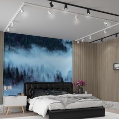 Однофазный двужильный трековый светильник Novotech 370933 MOLO под сменную лампу GU10