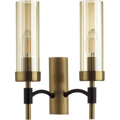 6538/2W CLASSI LN23 167 чёрный, латунь Бра E14 2*40W 220V SHARON