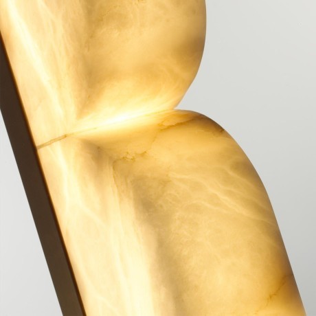 6685/15WL L-VISION ODL24 121 Настенный светильник латунь/металл/алебастр IP20 LED 15W 3000/4000 MARBELLA