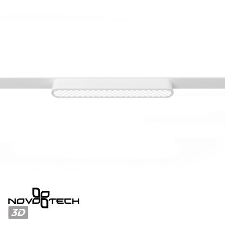 359247 Трековый магнитный светодиодный светильник Novotech SMAL 48V CRI90+ 3000К 720Лм 90° 12W