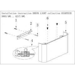 Бра Odeon Light 4217/4WL MAGNUM светодиодная LED 4W