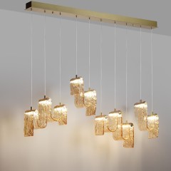 5105/52L Люстра линейная Odeon Light L-VISION LED Ra90 Lm3156 52W 4000K FLOW