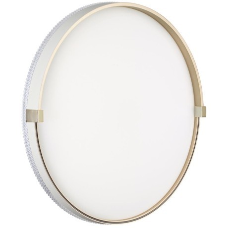 Cветильник пластик/золотой LED 70Вт 3000-6000К D490 IP43 пульт ДУ Sonex OLIDI WHITE 7646/EL