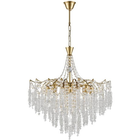 8243/8 CLASSI LN25 латунь металл/хрусталь Люстра подвесная E14 8*40W 220V KRISTINA