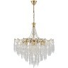 8243/8 CLASSI LN25 латунь металл/хрусталь Люстра подвесная E14 8*40W 220V KRISTINA