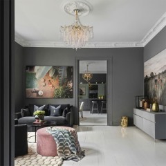 8243/8 CLASSI LN25 латунь металл/хрусталь Люстра подвесная E14 8*40W 220V KRISTINA