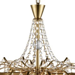 8243/8 CLASSI LN25 латунь металл/хрусталь Люстра подвесная E14 8*40W 220V KRISTINA