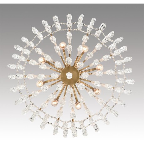 8243/8 CLASSI LN25 латунь металл/хрусталь Люстра подвесная E14 8*40W 220V KRISTINA