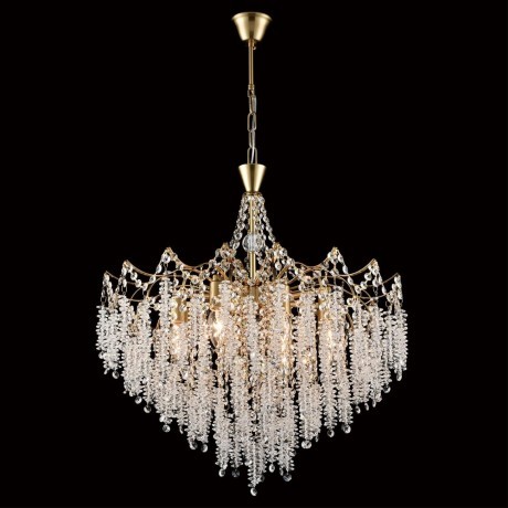 8243/8 CLASSI LN25 латунь металл/хрусталь Люстра подвесная E14 8*40W 220V KRISTINA