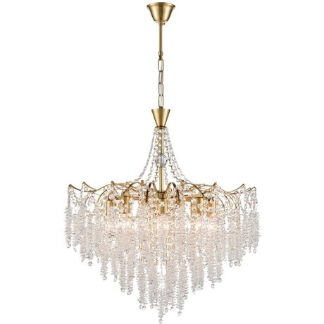 8243/8 CLASSI LN25 латунь металл/хрусталь Люстра подвесная E14 8*40W 220V KRISTINA