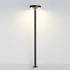 Odeon Light DISC 7189/6GLA Ландшафтный уличный светильник с поворотным плафоном из черного матового металла, возможность установки на колышек в землю, IP65 LED 6Вт 3000K CRI80 110° 220В