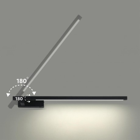 6546/14WL LEDIO LN23 023 чёрный Светильник настенный LED 14W 4000K 490Лм 220V CLARK