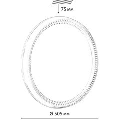 Настенно-потолочный светильник СОНЕКС Sonex DEPAX 7643/EL