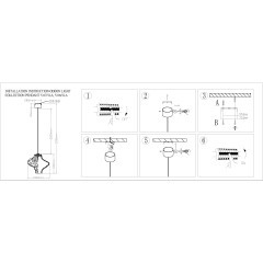 5108/3LA Подвес Odeon Light L-VISION LED Ra90 Lm195 3W 4000K ORDI