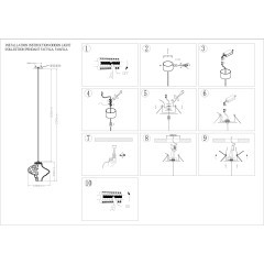 5108/3LA Подвес Odeon Light L-VISION LED Ra90 Lm195 3W 4000K ORDI