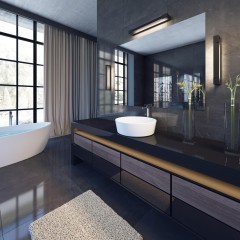 Уличный настенный светильник Odeon Light 3888/18WB ARNO IP44 светодиодный LED 18W