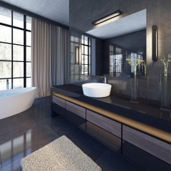 Уличный настенный светильник Odeon Light 3888/18WB ARNO IP44 светодиодный LED 18W