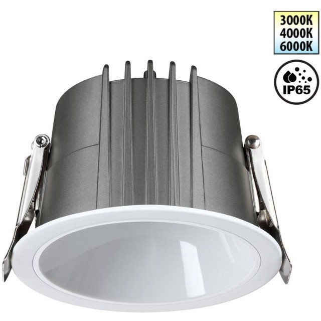 Светильник встраиваемый с переключателем цветовой температуры IP65 LED 15W 3000К\4000К\6000К Novotech LANG 359426