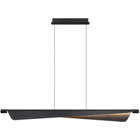 7017/24LA HIGHTECH Подвесной светильник c сенсорн. выкл (диммер яркости) металл/акрил черн. брашинг IP20 24W CRI 90 3000K 220V LINEA