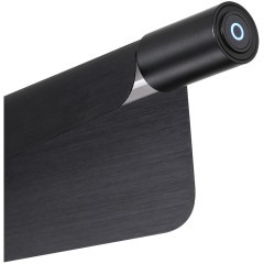 7017/24LA HIGHTECH Подвесной светильник c сенсорн. выкл (диммер яркости) металл/акрил черн. брашинг IP20 24W CRI 90 3000K 220V LINEA