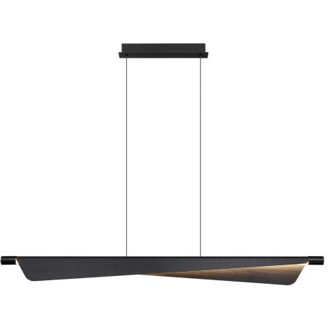 7017/24LA HIGHTECH Подвесной светильник c сенсорн. выкл (диммер яркости) металл/акрил черн. брашинг IP20 24W CRI 90 3000K 220V LINEA