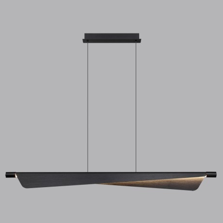 7017/24LA HIGHTECH Подвесной светильник c сенсорн. выкл (диммер яркости) металл/акрил черн. брашинг IP20 24W CRI 90 3000K 220V LINEA