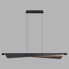 7017/24LA HIGHTECH Подвесной светильник c сенсорн. выкл (диммер яркости) металл/акрил черн. брашинг IP20 24W CRI 90 3000K 220V LINEA