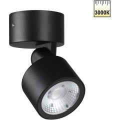 359586 Уличный черный накладной поворотный светодиодный спот IP65 9W 3000К 820лм Novotech FOCUS