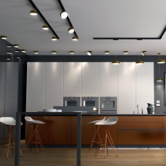 Трехфазный трековый светильник 220V светодиодный Prometa 358760