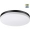 Novotech OPAL STREET 359731 Уличный круглый настенно-потолочный LED-светильник, 30/35/40Вт, макс. 3870Лм, CCT перекл. цветовой температуры внутри корпуса 2700/3200/4000К, угол 120°, CRI90, 180-265В, IP65, черный поликарбонат, диаметр 324 мм, высота 45 мм