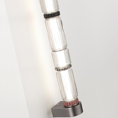 5456/18WL Настенный светильник (бра), металл сатинированный никель, премиум серия, 18Вт 1745Лм 4000K CRI80 ODEON LIGHT Exclusive COLLIER