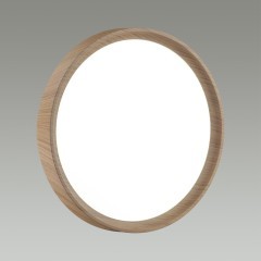 7603/CLN Светодиодный настенно-потолочный светильник 33см 36Вт 4000К 3784лм IP43 WOODI