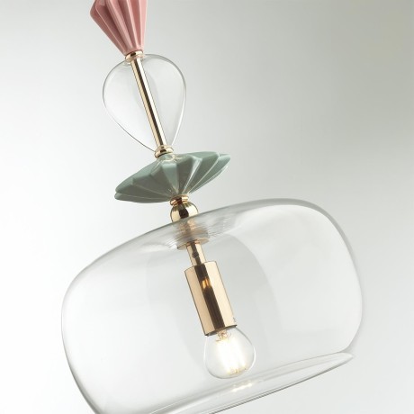 Подвесной светильник с 1 плафоном Odeon Light 4855/1A BIZET под лампу 1xE14 1*40W