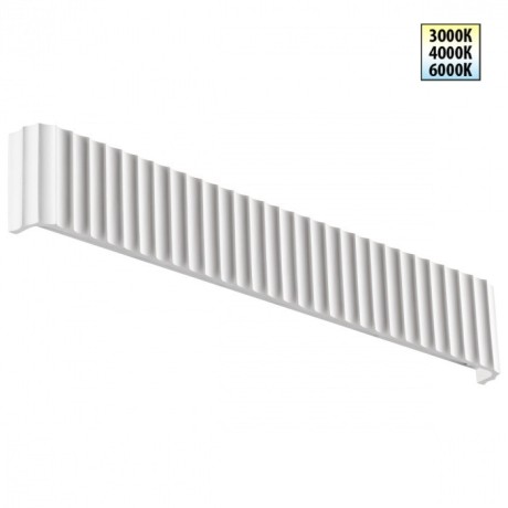 359403 OVER NT24 000 белый Светильник настенный с переключателем цв.температуры IP20 LED 16W 220V 3000/4000/6000K YESO