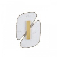 6638/10WL L-VISION ODL_EX24 металл/золотой/искусственный мрамор/акрил Настенный светильник IP20 LED 10W 3000K 220V CHIARA