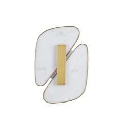 6638/10WL L-VISION ODL_EX24 металл/золотой/искусственный мрамор/акрил Настенный светильник IP20 LED 10W 3000K 220V CHIARA