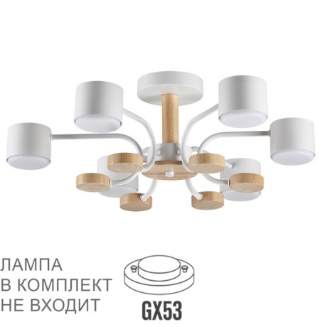 Светильник потолочный GX53 220V Lumion RONDO 8231/6C
