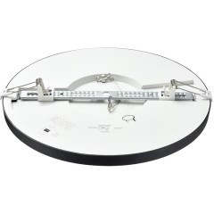 7788/24L Светодиодный тонкий светильник накл/встр. монтажа, датчик движения, мех перекл. цв. температуры, рег. врезного отверстия 24Вт 3000/4000/6500К 1920лм IP44 Sonex NEBULA BLACK